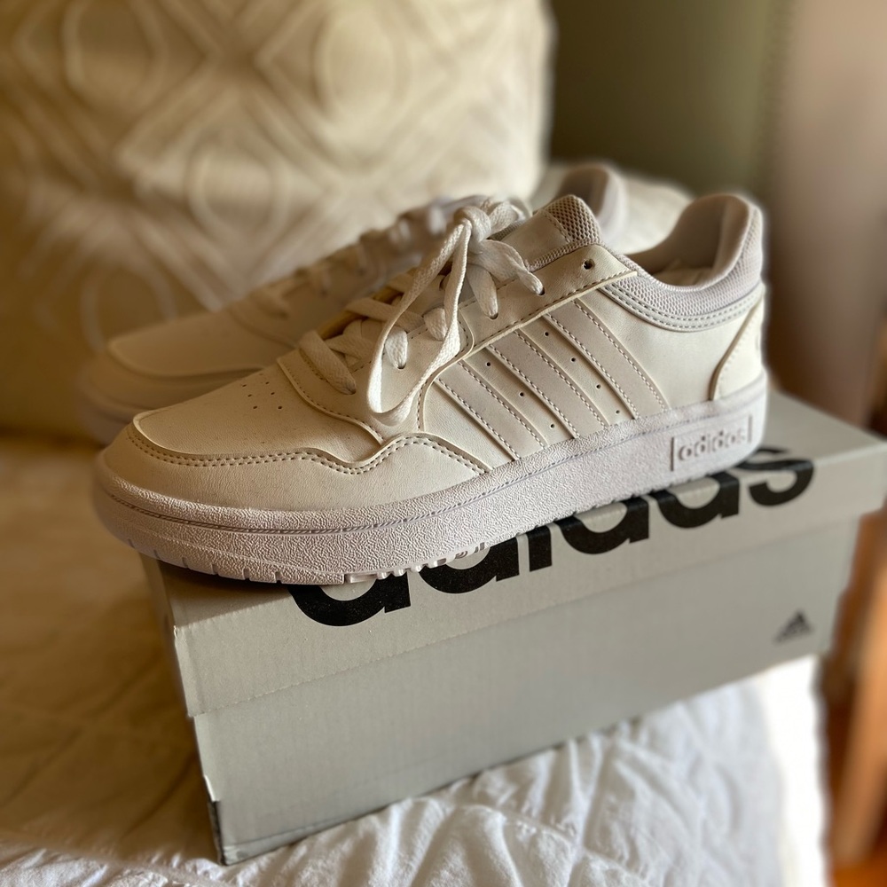 Adidas Hoops 3.0 Size 7 White